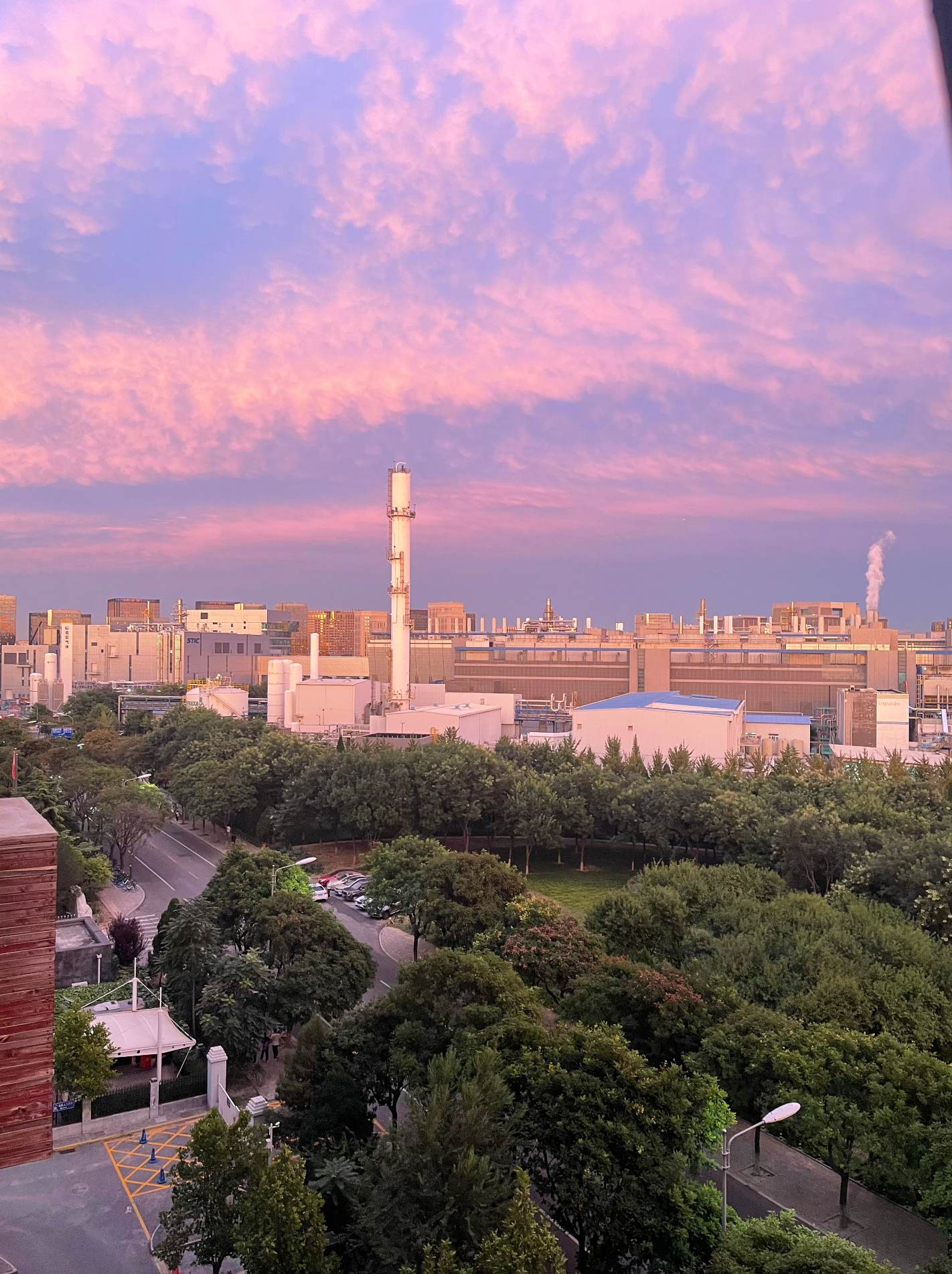 景的窗外